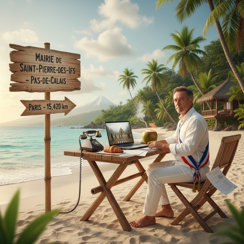 Le maire qui a choisi de gouverner à distance